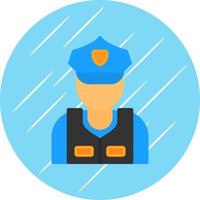 Security Guard Vector Icon Design