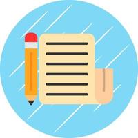 Writing Vector Icon Design