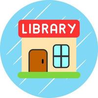 diseño de icono de vector de biblioteca