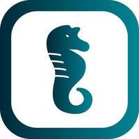 Seahorse Vector Icon Design