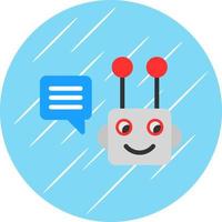 diseño de icono de vector de chatbot