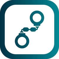 Handcuffs Vector Icon Design