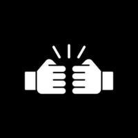 Fist Bump Vector Icon Design