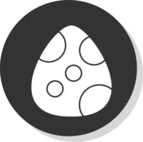 Dinosaur Egg Vector Icon Design