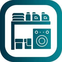 Laundry Room Vector Icon Design