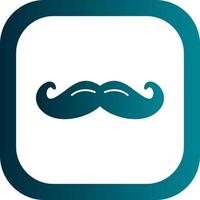 diseño de icono de vector de bigote