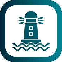 Lighthouse Vector Icon Design