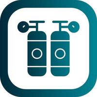 Oxygen Tanks Vector Icon Design