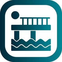 Pier Vector Icon Design