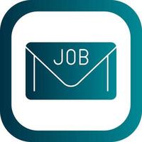 Job Latter Vector Icon Design