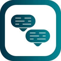 Chat Bubble Vector Icon Design