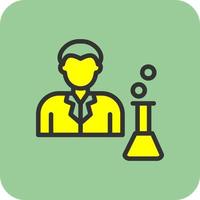 Lab Technician Vector Icon Design