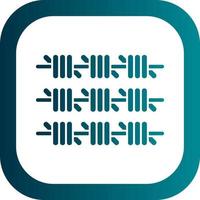 Barbed Wire Vector Icon Design