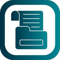 Dossier Vector Icon Design