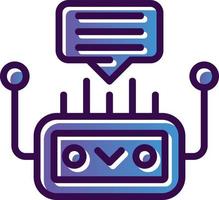 Chatbot Vector Icon Design