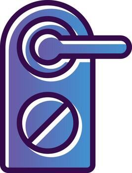 Do Not Disturb Vector Icon Design