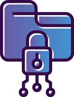 Data Encryption Vector Icon Design