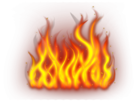 chamas de fogo ardentes realistas, faíscas quentes ardentes chama de fogo realista, efeito de chamas de fogo png