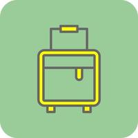 Luggage Vector Icon Design