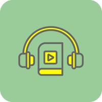 Audiobook Vector Icon Design