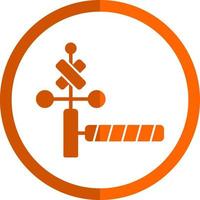 Railroad Crossing Vector Icon Design