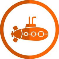 Submarine Vector Icon Design