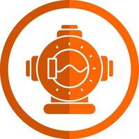 Diving Helmet Vector Icon Design