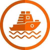 Yatch Vector Icon Design