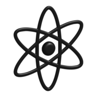 3d Symbol von Atom png