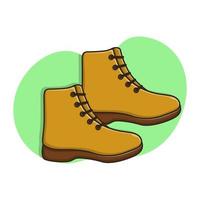 Boots Trekking Icon Vector Design Illustration