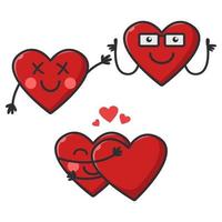 corazón amor icono ilustración vector