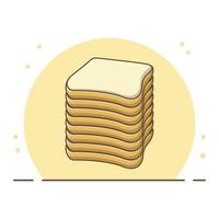 Slices Bread Vector Design Conceptual