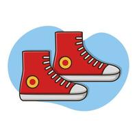 zapatillas Zapatos icono vector diseño ilustración