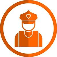 Security Guard Vector Icon Design