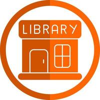 diseño de icono de vector de biblioteca