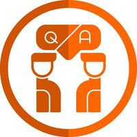 Questioin And Answer Vector Icon Design