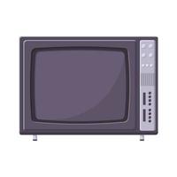 Retro TV Flat Illustration. Clean Icon Design Element on Isolated White Background vector