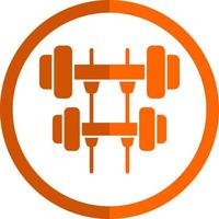 diseño de icono de vector de gimnasio