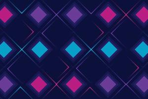 Gradient geometric shapes on blue background Vector Design