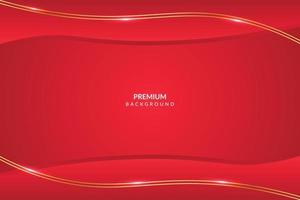 Luxury golden and red background vector design