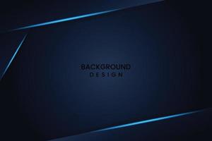 Abstract metallic background with blue light. vector