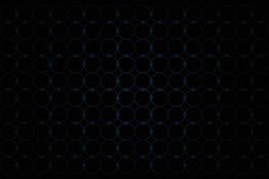 Circle pattern background design with soft lighting into black color. vector