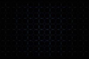 Circle pattern background design with soft lighting into black color. vector