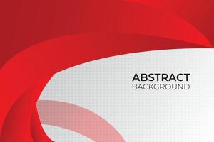 Abstract red and white background design vector