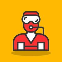 Diver Vector Icon Design