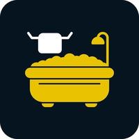 Bathtub Vector Icon Design