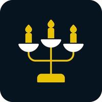 Candelabra Vector Icon Design