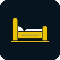 diseño de icono de vector de cama