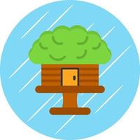 Tree House Vector Icon