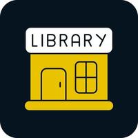 diseño de icono de vector de biblioteca